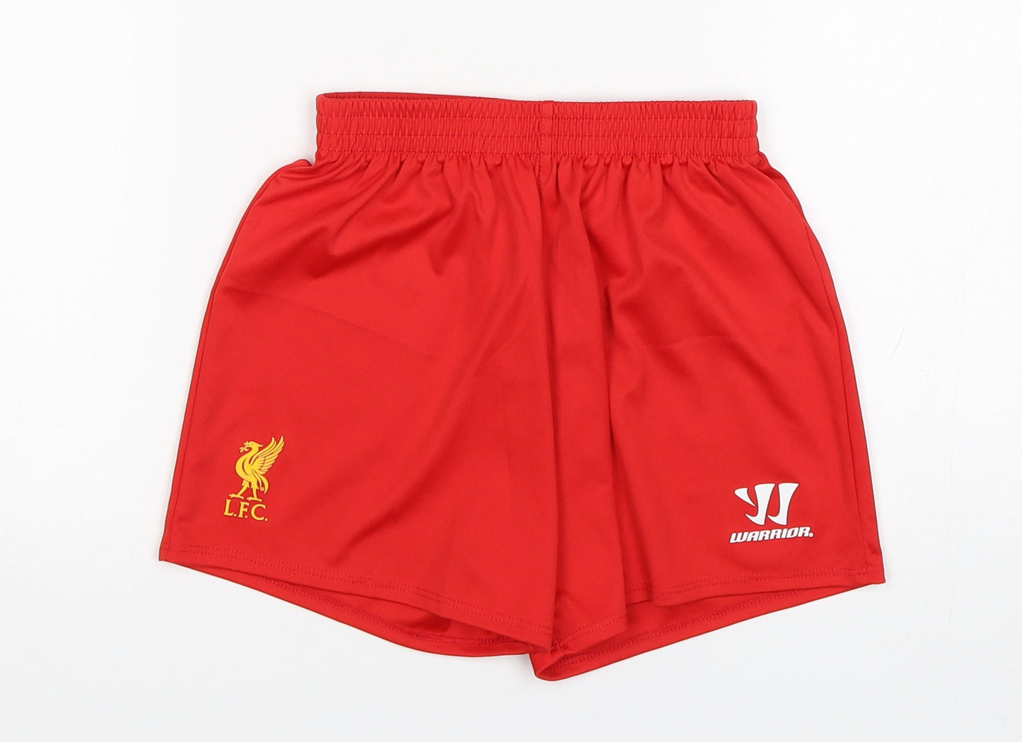 warrior  Boys Red  Polyester Sweat Shorts Size 6-7 Years  Regular
