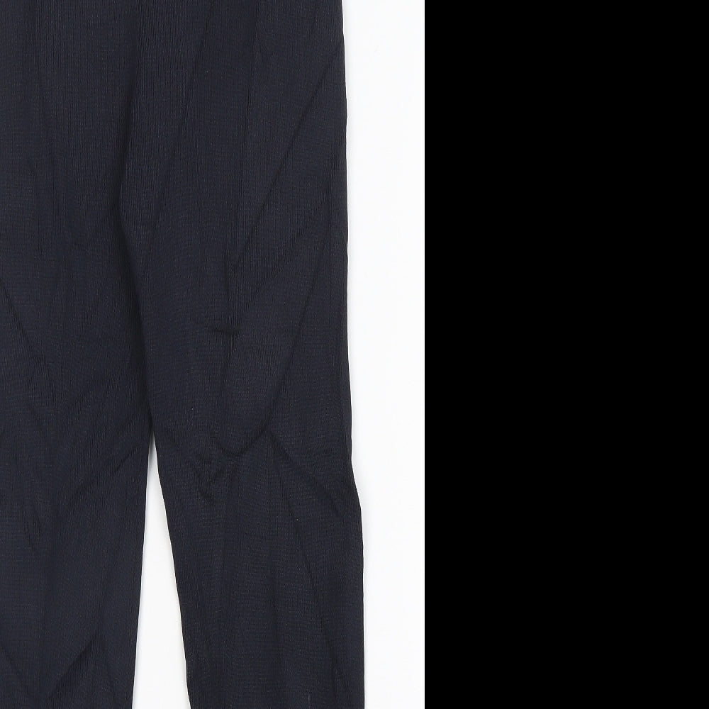 H&M Womens Blue  Viscose Jogger Leggings Size 8 L29 in