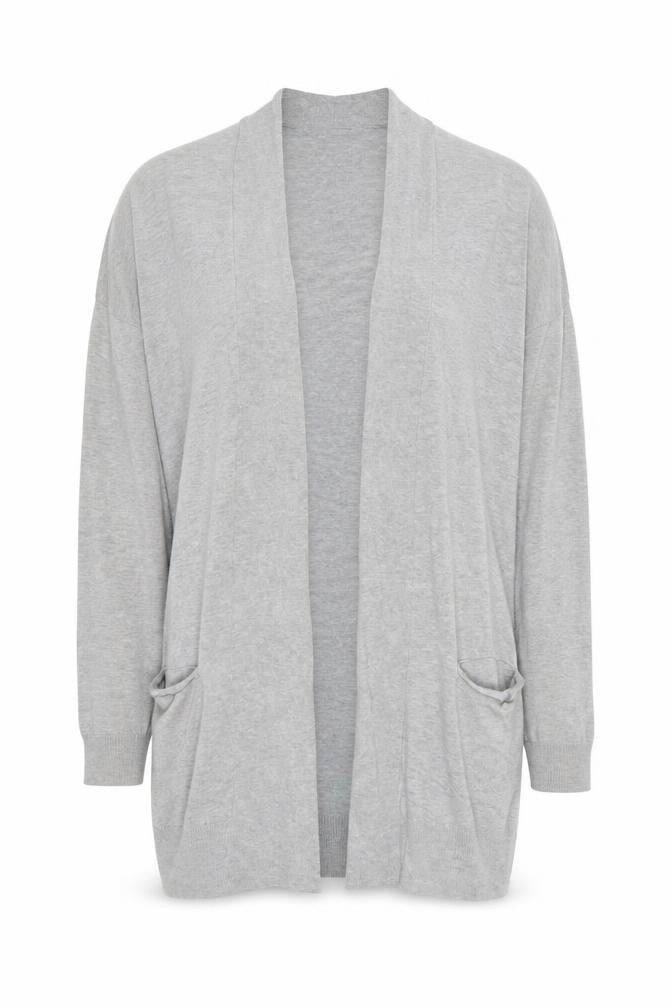 Atmosphere Womens Grey V-Neck  Viscose Cardigan Jumper Size 10