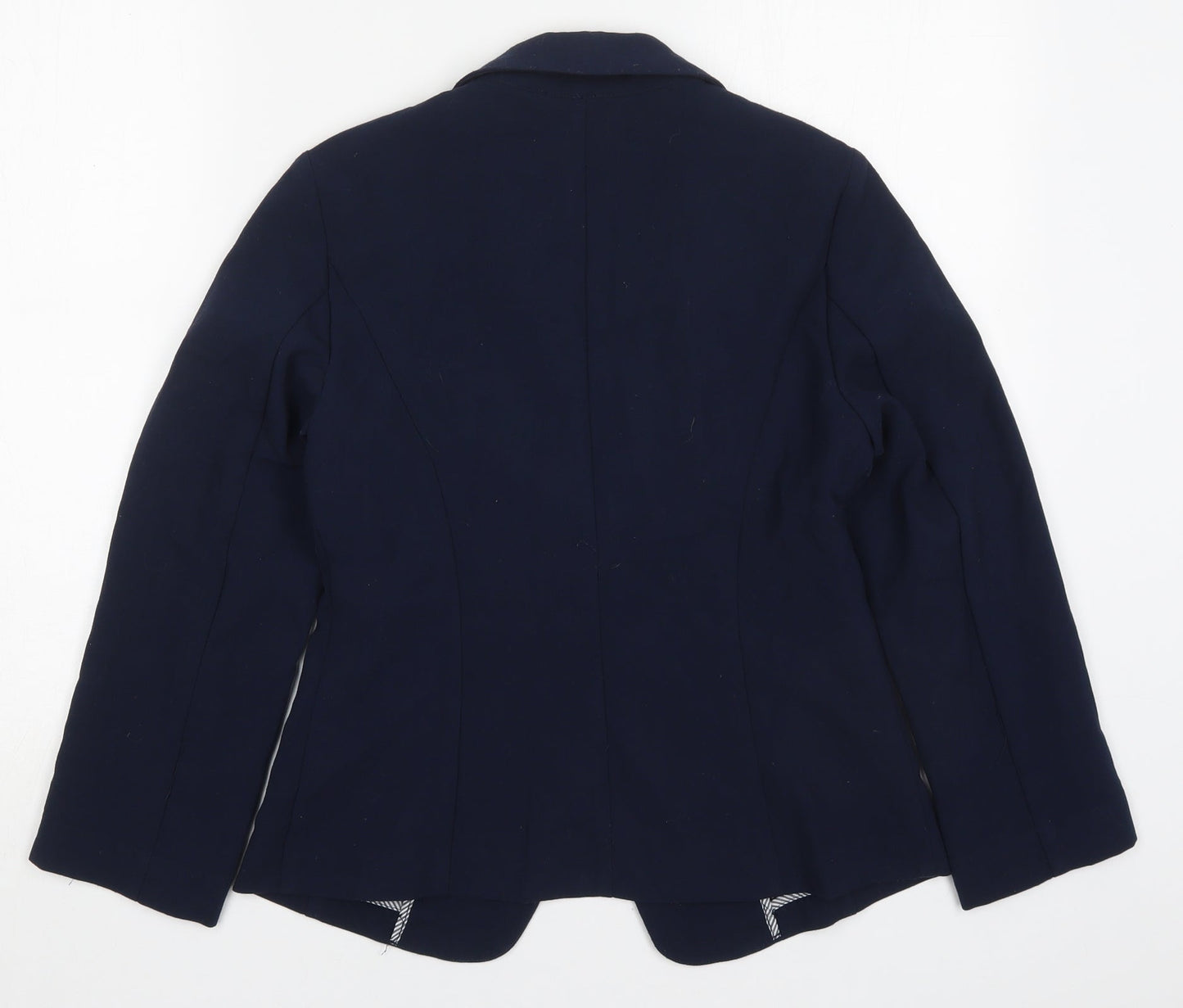 New Look Womens Blue  Polyester Jacket Blazer Size 10
