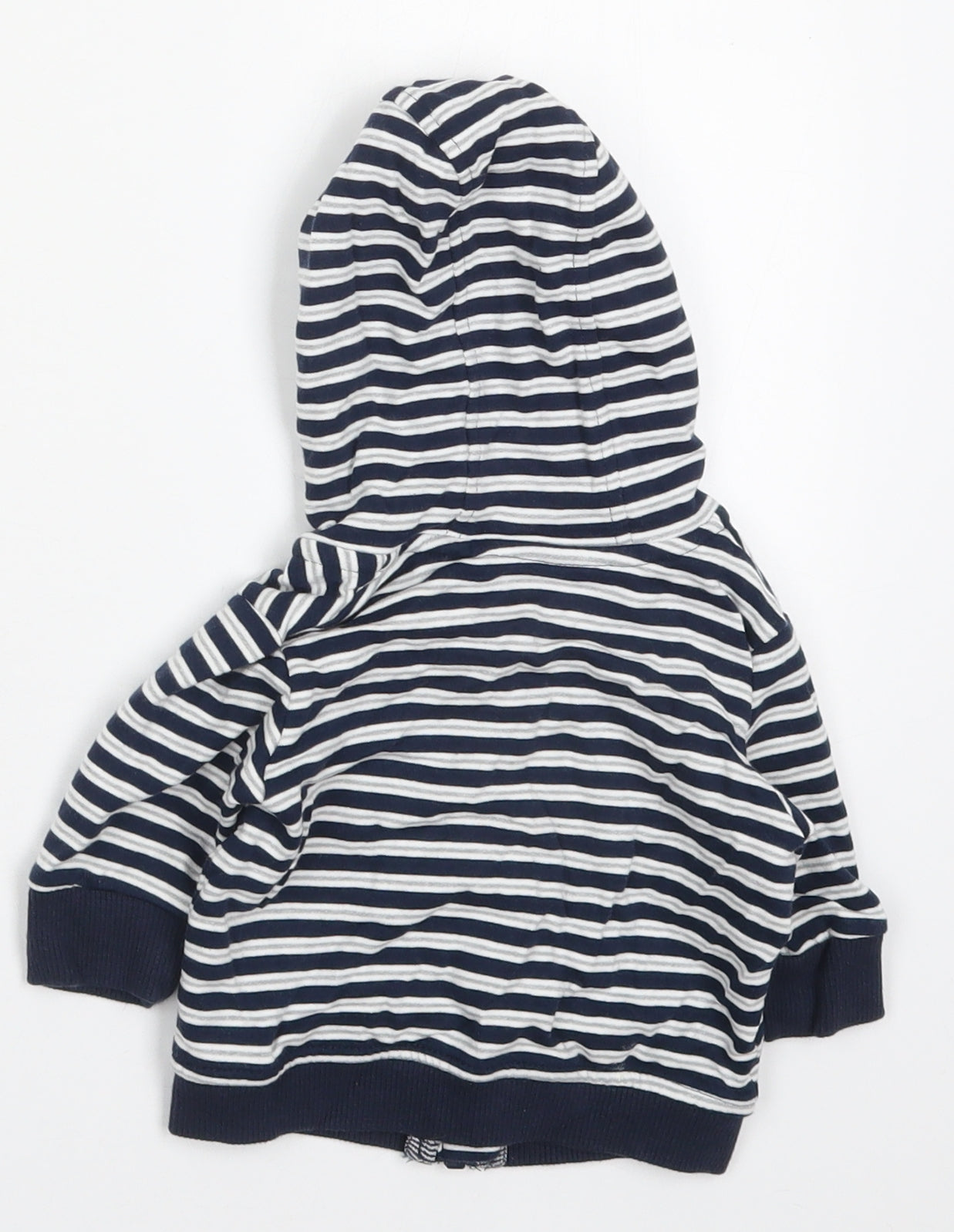 NEXT Boys Blue Striped  Jacket  Size 0-3 Months   Zip