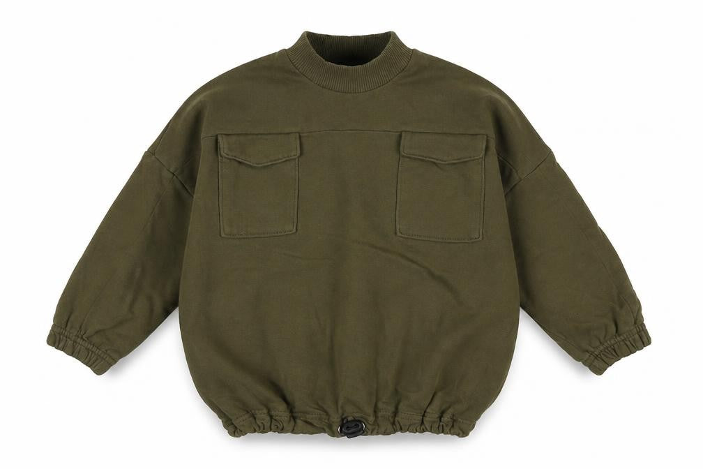 NEXT Girls Green Crew Neck  Cotton Pullover Jumper Size 3 Years  Pullover - crop jumper