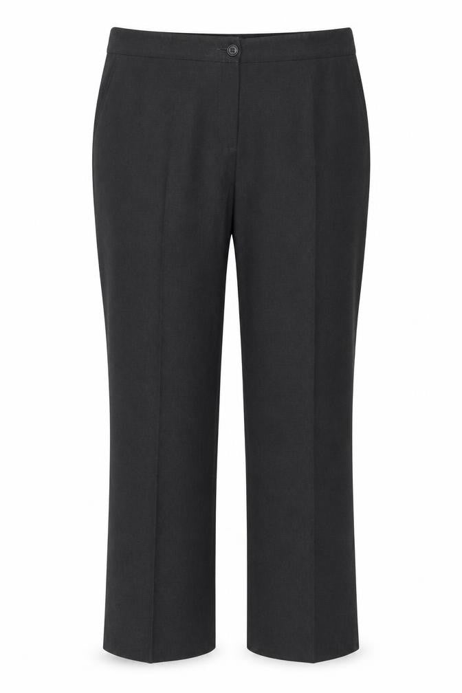 Marks and Spencer Womens Grey  Polyester Dress Pants Trousers Size 18 L30 in Regular Zip