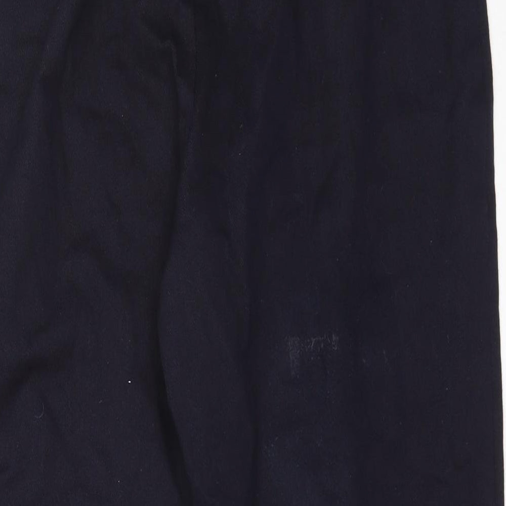 Berkertex Womens Blue  Cotton Trousers  Size 12 L22.5 in Regular