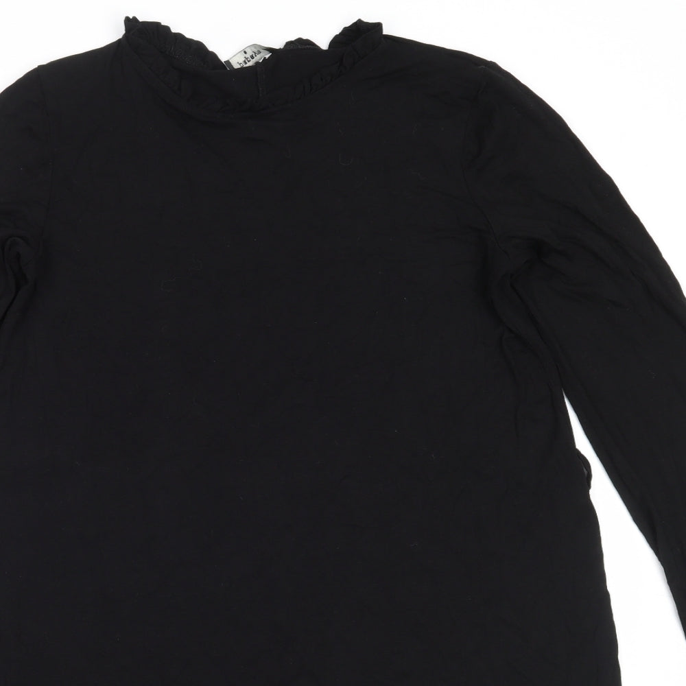 Matalan Womens Black  Viscose Trapeze & Swing  Size S  Round Neck