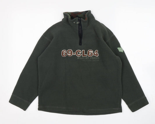 S Gear Boys Green  Polyester Pullover Sweatshirt Size 9-10 Years  Pullover