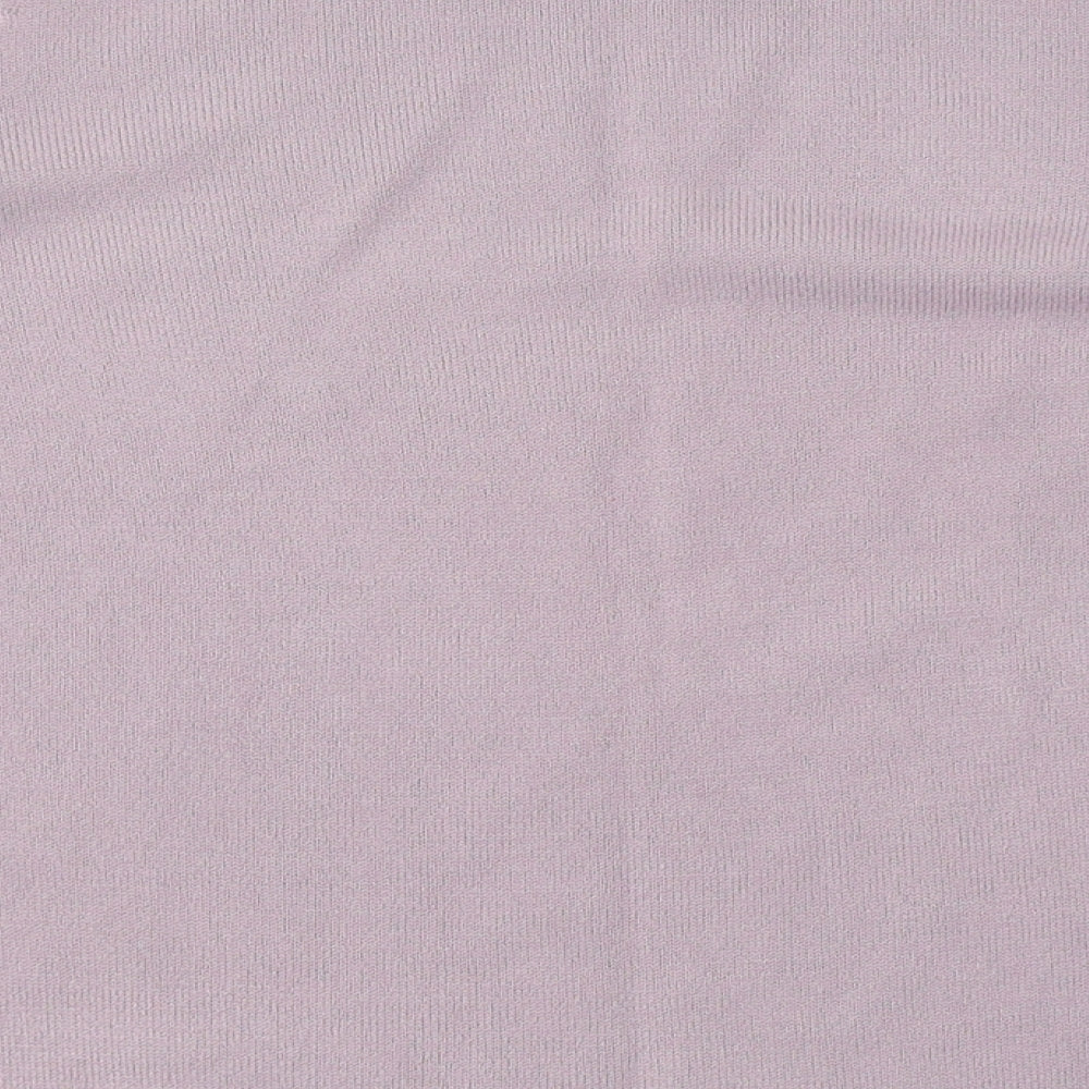 Dunnes Stores Womens Pink Round Neck  Acrylic Pullover Jumper Size M