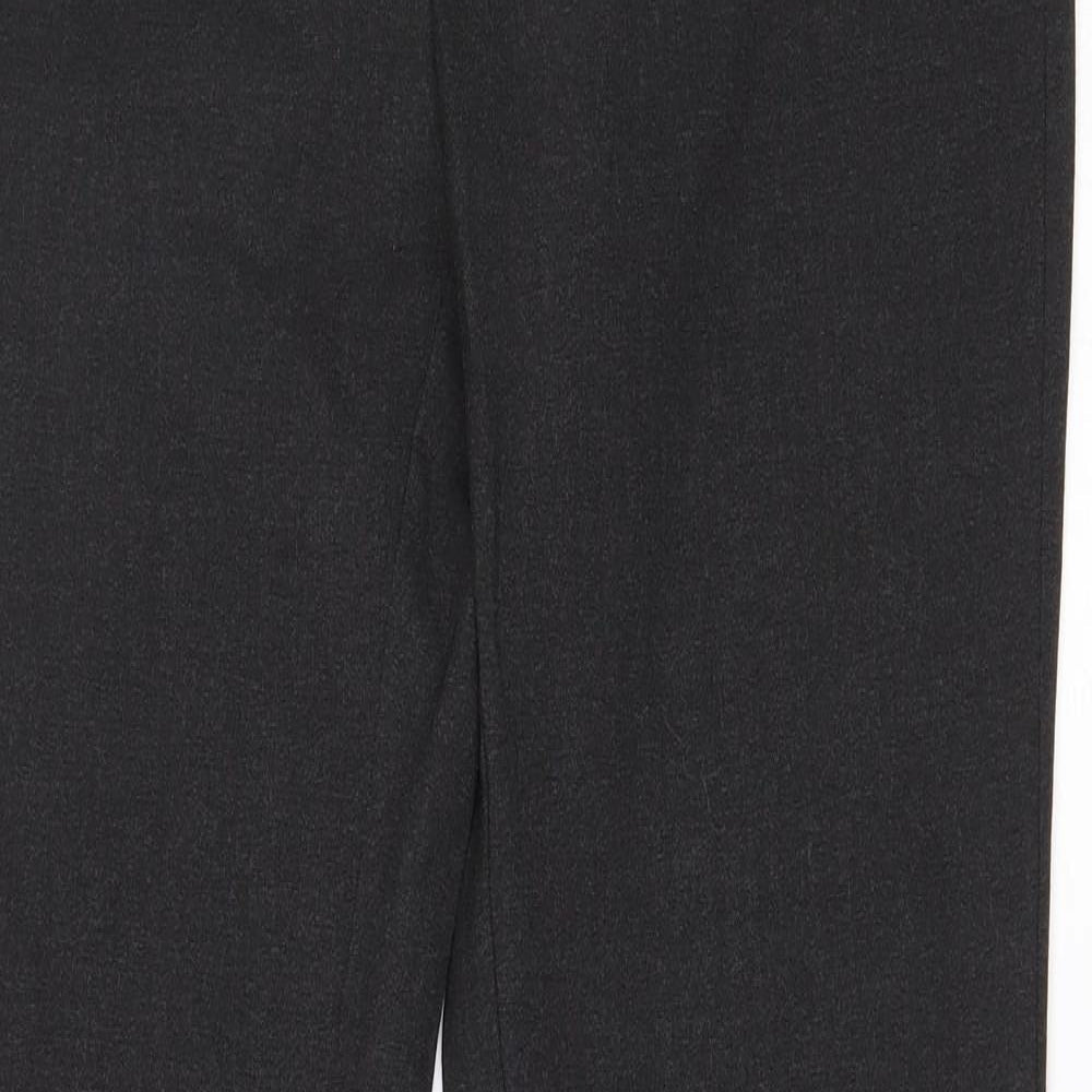 River Island Womens Grey  Polyester Dress Pants Trousers Size 10 L32.5 in Regular Zip