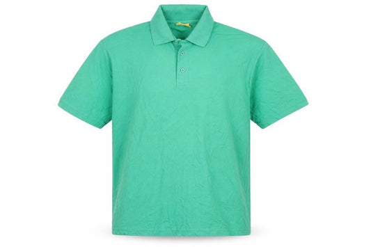 UCC Collection Mens Green  Cotton  Polo Size L Collared
