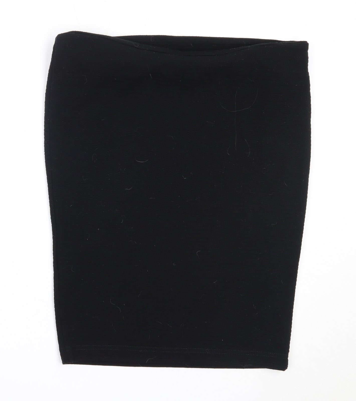 Dunnes Stores Womens Black  Polyester Straight & Pencil Skirt Size S