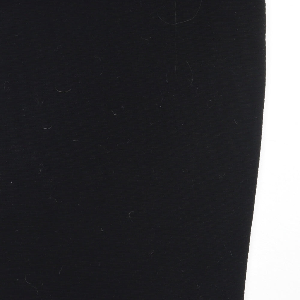Dunnes Stores Womens Black  Polyester Straight & Pencil Skirt Size S