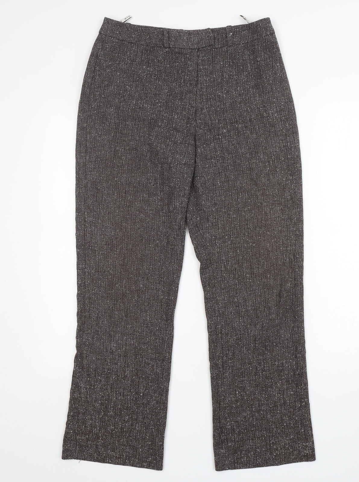 Minuet Womens Brown  Polyester Trousers  Size 30 in L28 in Regular Zip