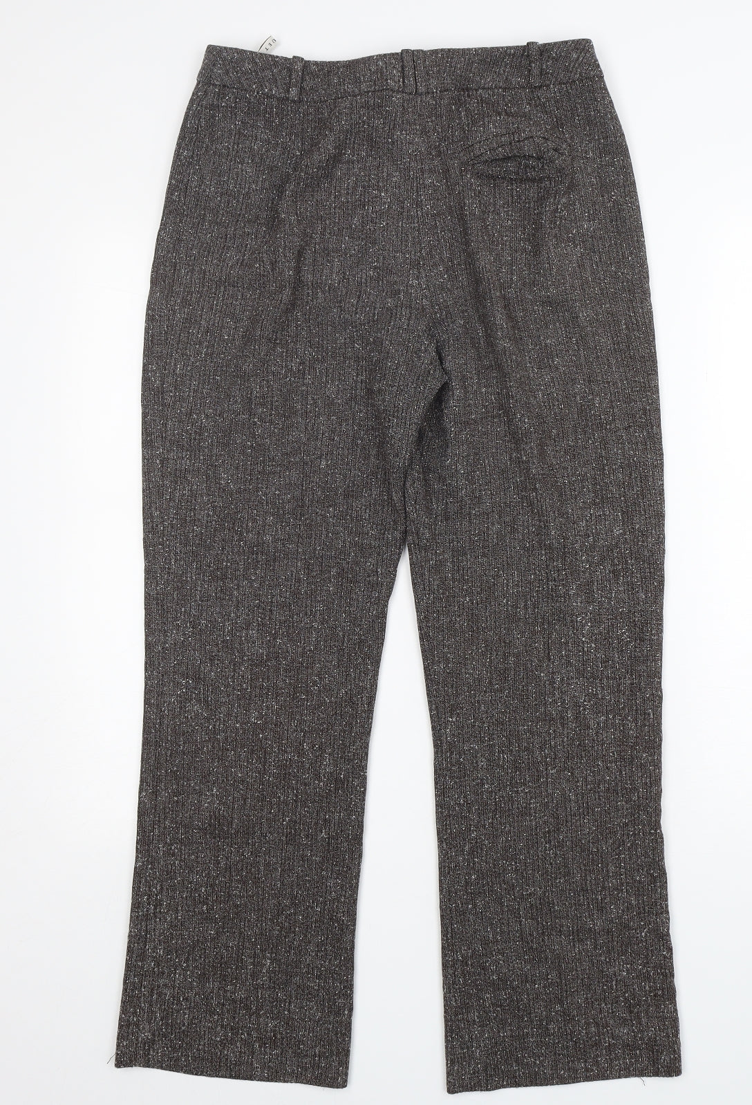 Minuet Womens Brown  Polyester Trousers  Size 30 in L28 in Regular Zip