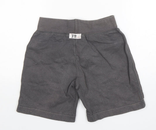 Freespirit Girls Grey  Cotton Sweat Shorts Size 9-10 Years  Regular Drawstring