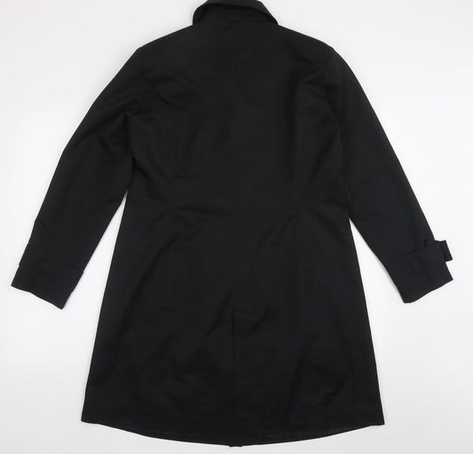 Agenda Womens Black   Jacket  Size 14  Button