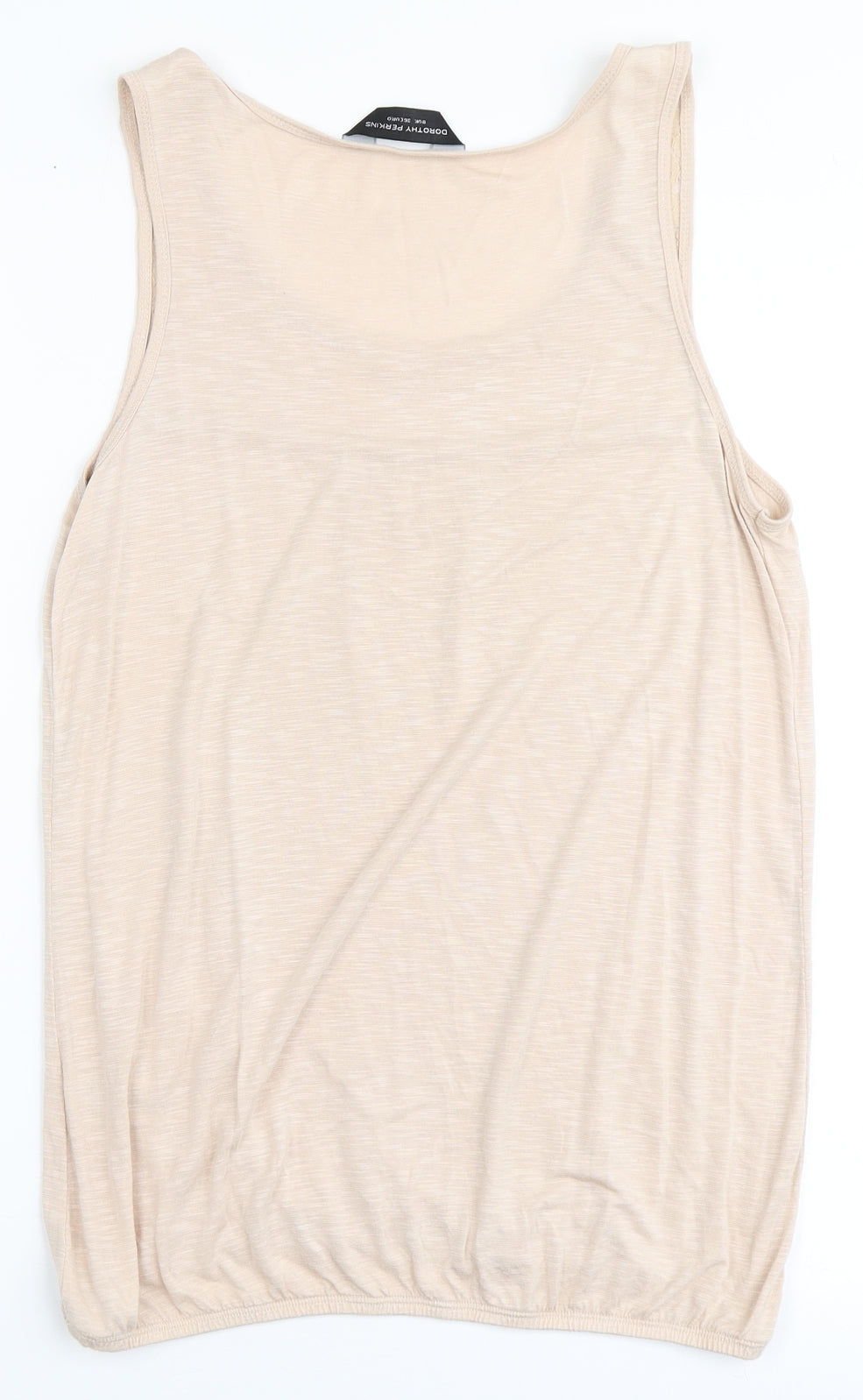 Dorothy Perkins Womens Pink  Viscose Basic Tank Size 8 Round Neck
