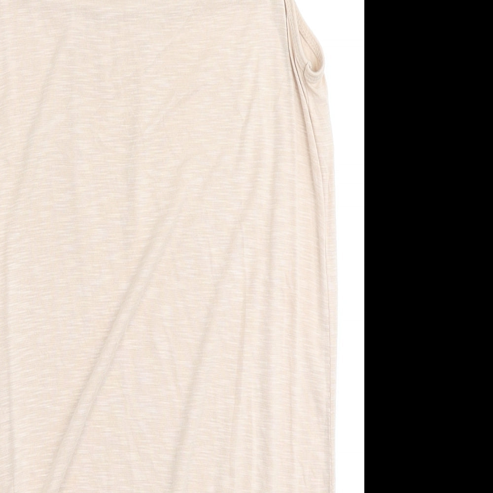 Dorothy Perkins Womens Pink  Viscose Basic Tank Size 8 Round Neck