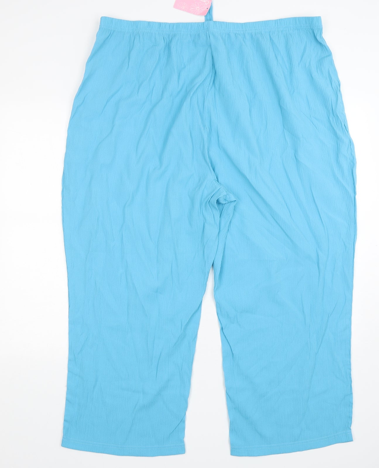 Casual Comfort Womens Blue  Polyester Trousers  Size 40 in L26 in Regular