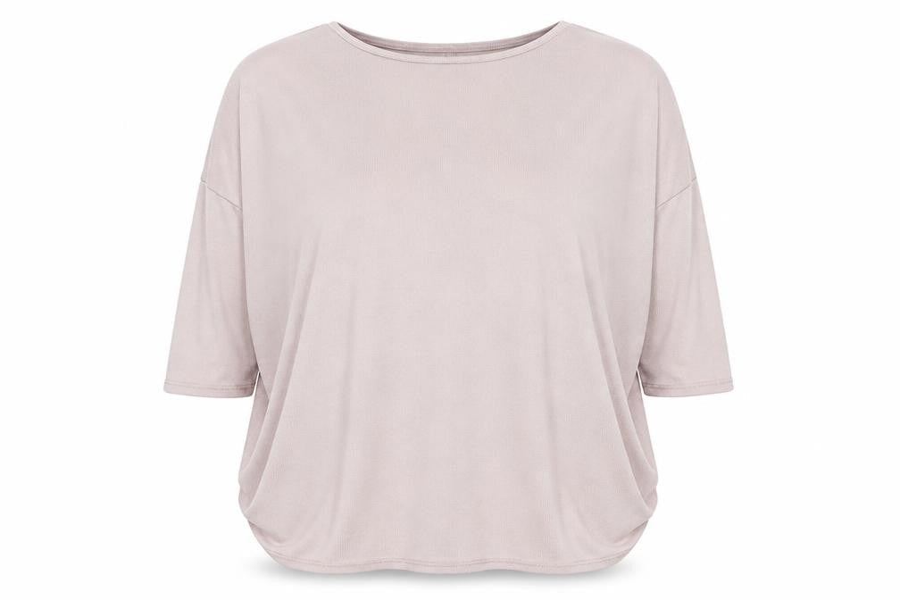 Dunnes Womens Pink Round Neck  Polyester Pullover Jumper Size L