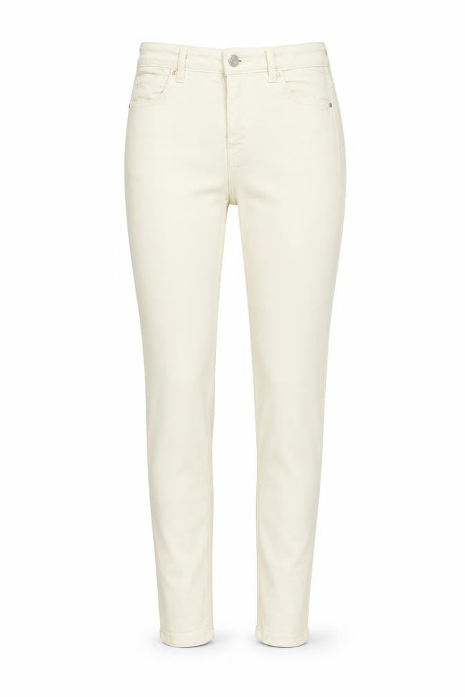 Denim Co Womens Beige  Cotton Skinny Jeans Size 10 L27 in Regular Button