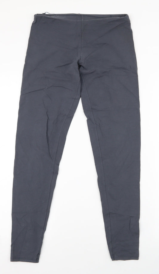 Sisley Womens Grey  Cotton Jogger Trousers Size M L28.5 in Regular  - Leggings