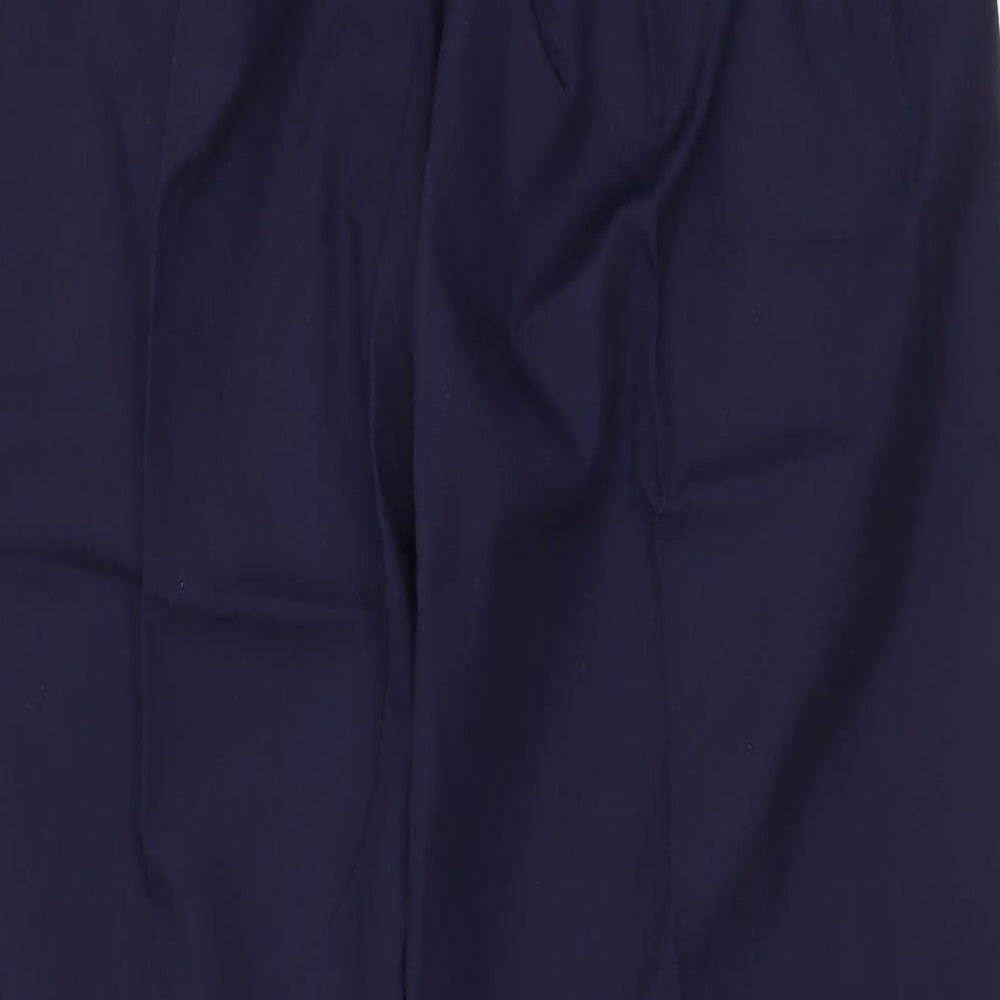 Tailored Image Mens Blue  Polyester Trousers  Size 33 in L32 in Regular Zip