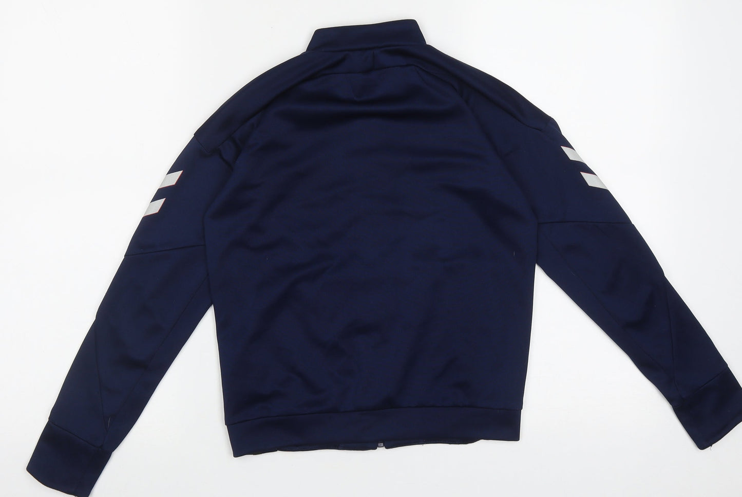Hummel Boys Blue  Polyester Full Zip  Size 10 Years  Zip