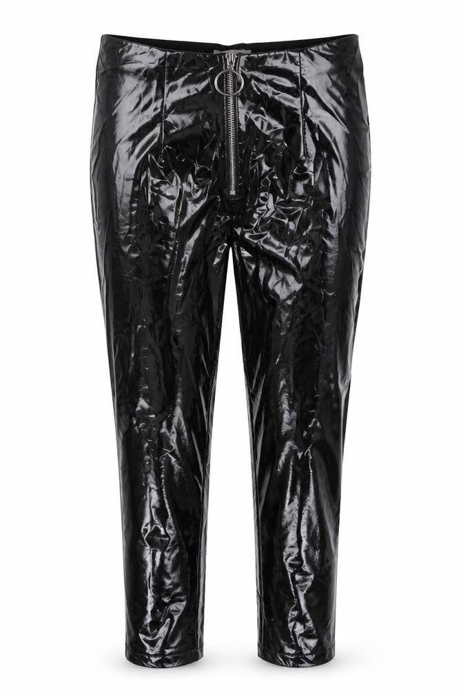 Vera & Lucy Womens Black  Polyester Capri Leggings Size S L27 in