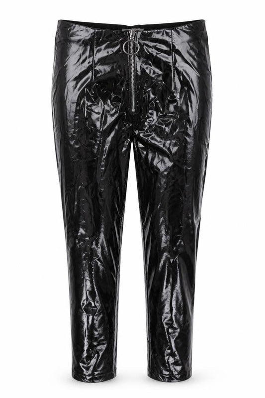 Vera & Lucy Womens Black  Polyester Capri Leggings Size S L27 in