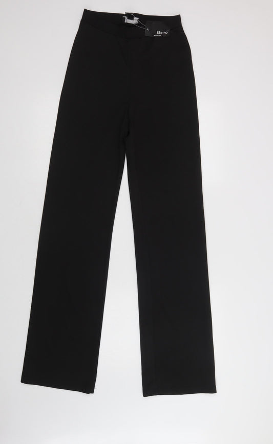 SBetro Womens Black  Polyester Jegging Trousers Size S L35 in Regular