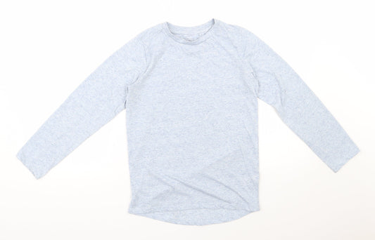 NEXT Girls Blue  Polyester Pullover T-Shirt Size 9 Years Round Neck Pullover