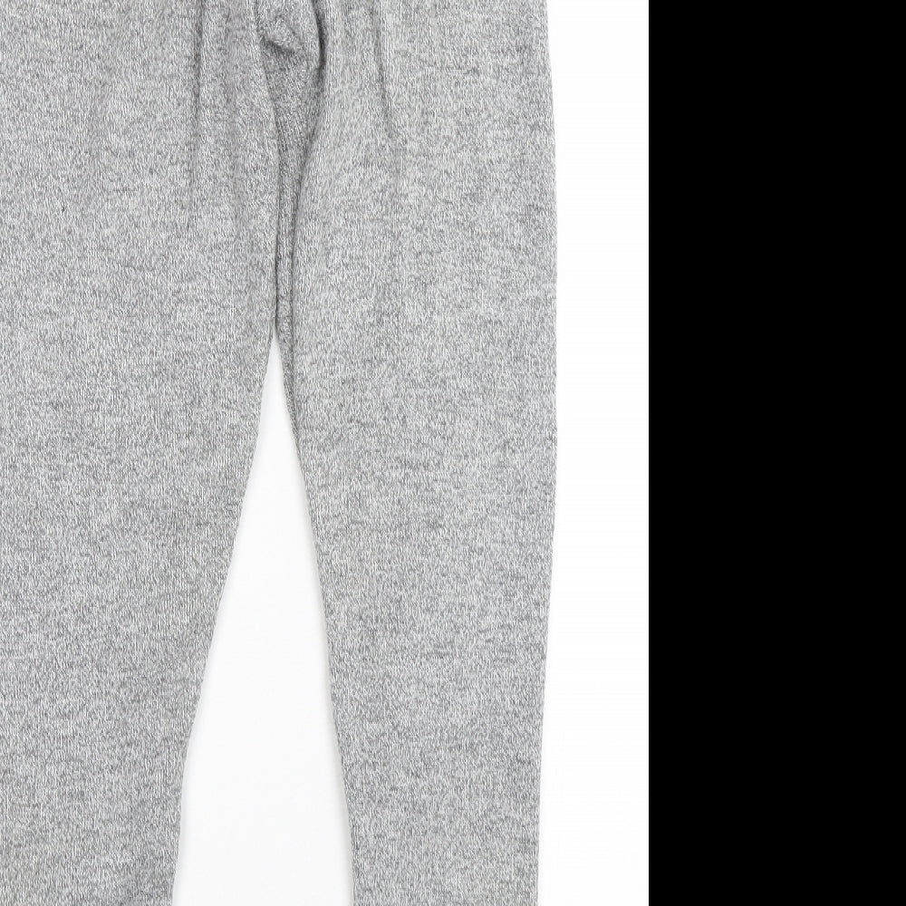 Preworn  Womens Grey  Acrylic Sweatpants Trousers Size S L30 in Regular Drawstring