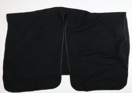 Preworn  Womens Black V-Neck  Acrylic Cape Jumper One Size