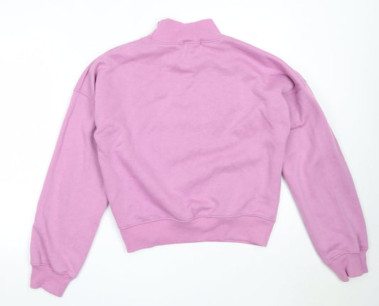 Stylewise Womens Purple  Polyester Pullover Sweatshirt Size S
