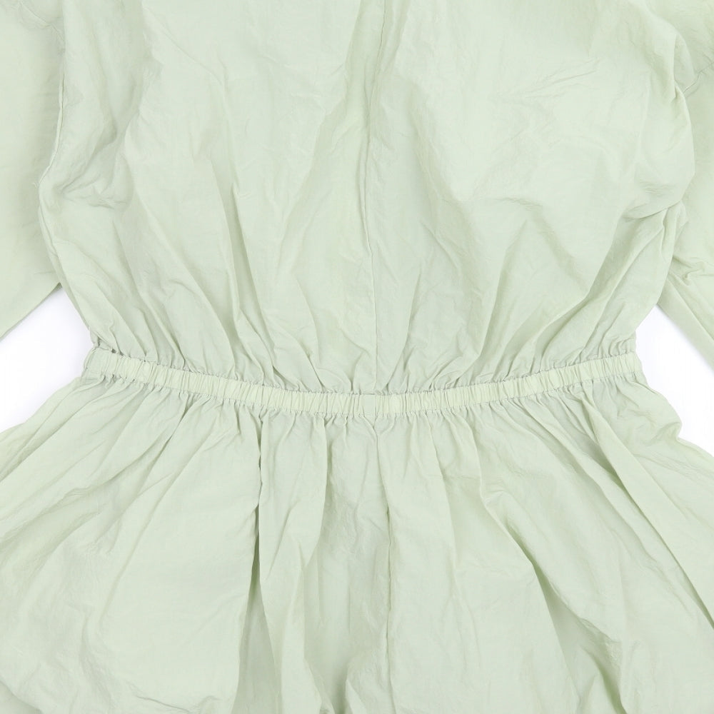 Missguided Womens Green   Jacket  Size 12  Zip