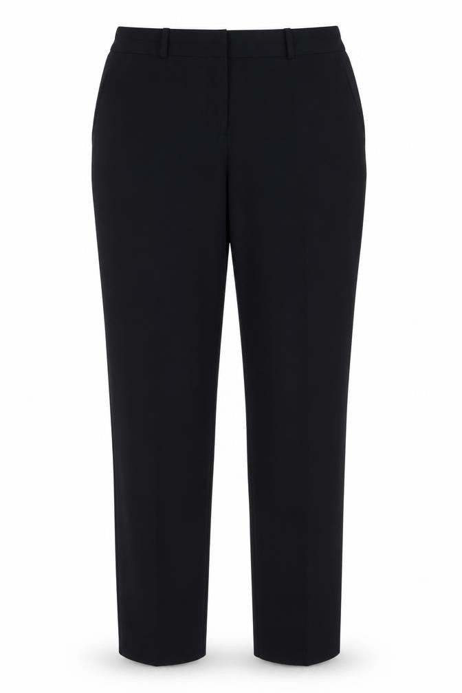 Dunnes Womens Blue  Polyester Trousers  Size 12 L28 in Regular