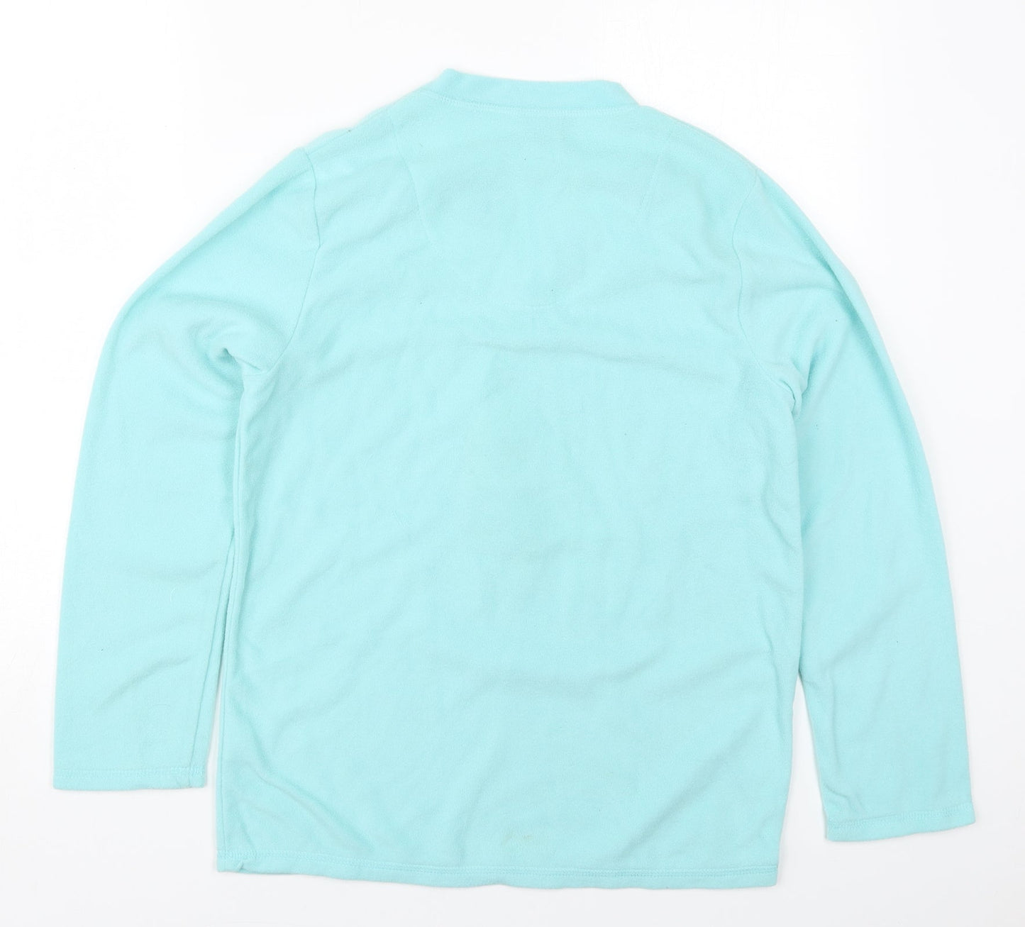 Primark Womens Blue Solid Polyester Top Pyjama Top Size 6   - Winter Wonderland