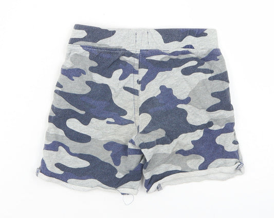 Gap Boys Grey Camouflage Cotton Sweat Shorts Size 3 Years  Regular