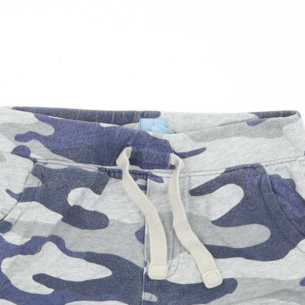 Gap Boys Grey Camouflage Cotton Sweat Shorts Size 3 Years  Regular