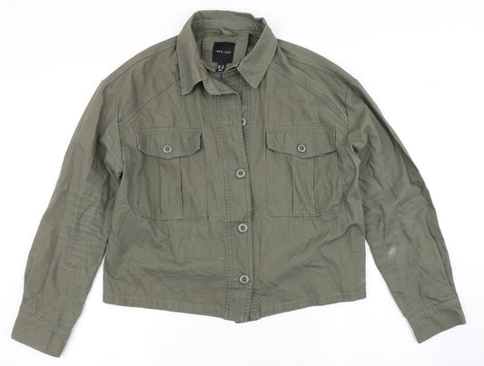 New Look Womens Green   Jacket  Size 14  Button