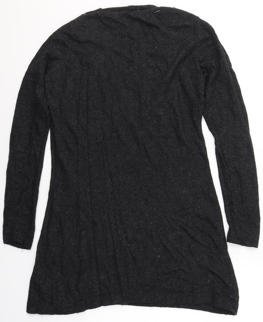 EAST Womens Grey Round Neck  Viscose Pullover Jumper Size M