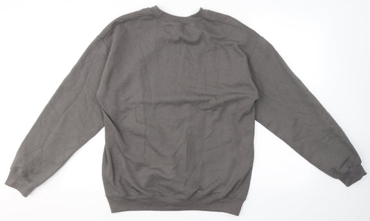 Love Womens Grey  Cotton Pullover Sweatshirt One Size   - Maybe baby