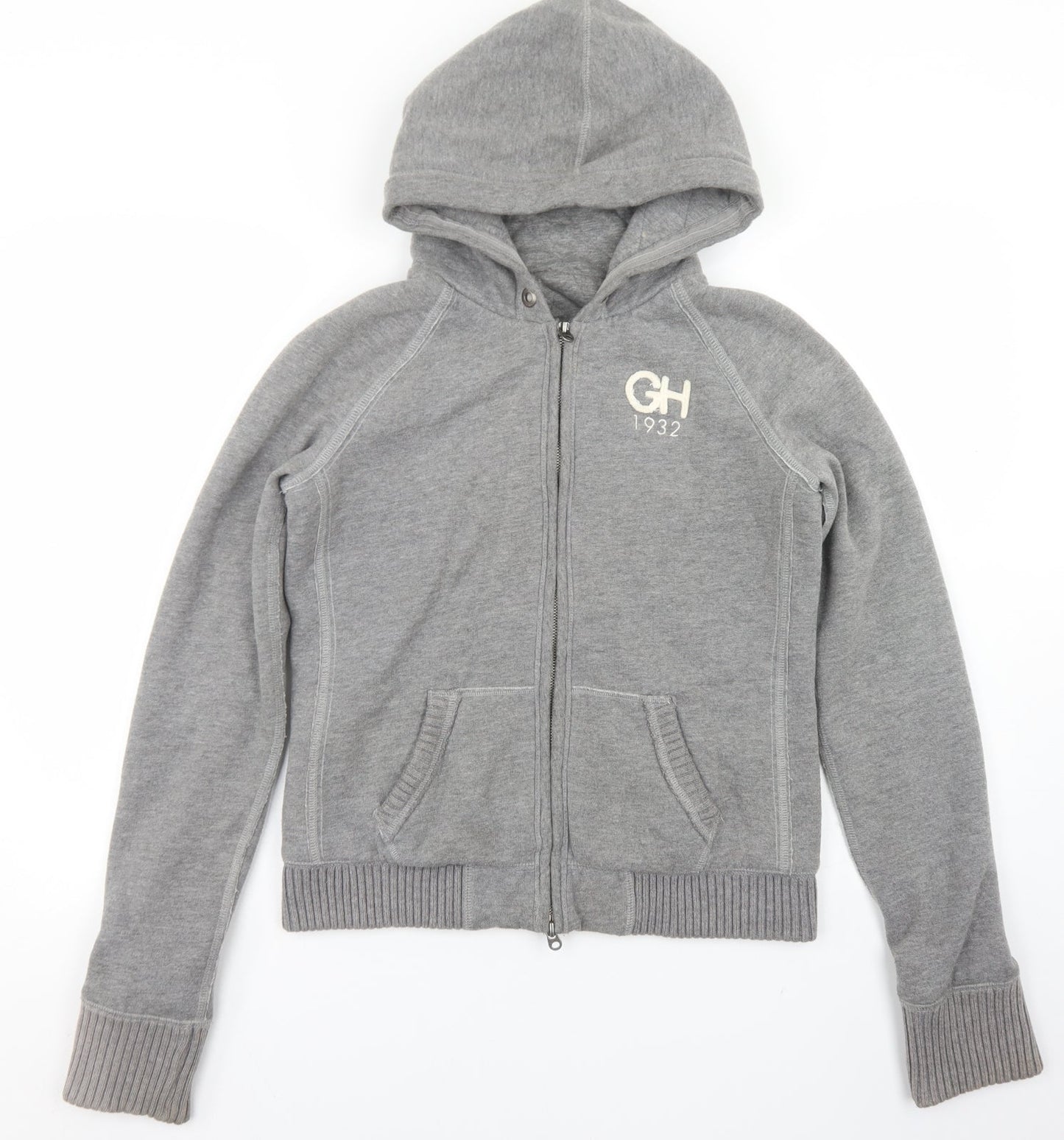 Gilly Hicks Womens Grey   Jacket  Size L  Lace Up