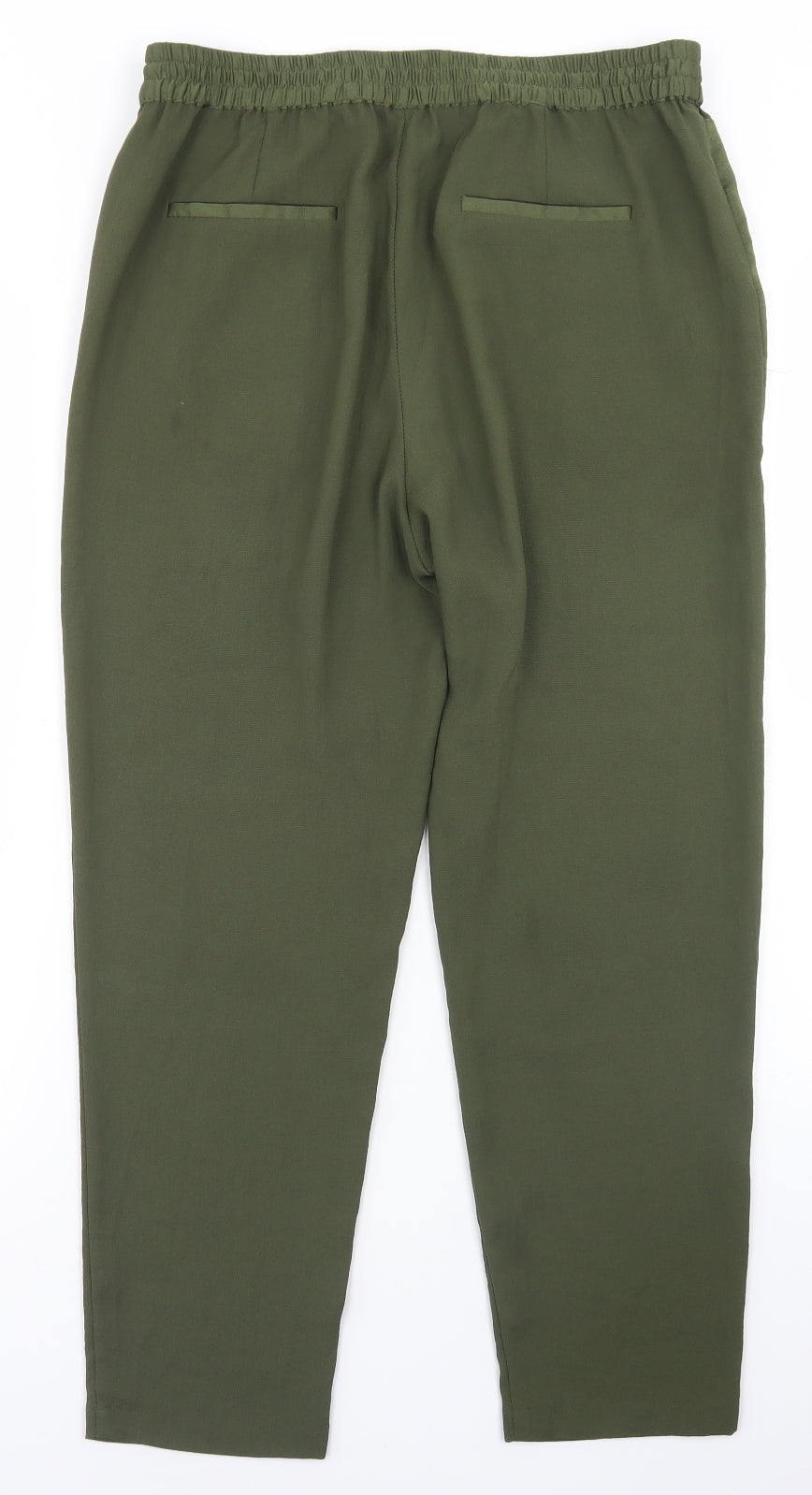 Esprit Womens Green  Polyester Dress Pants Trousers Size 12 L25 in Regular