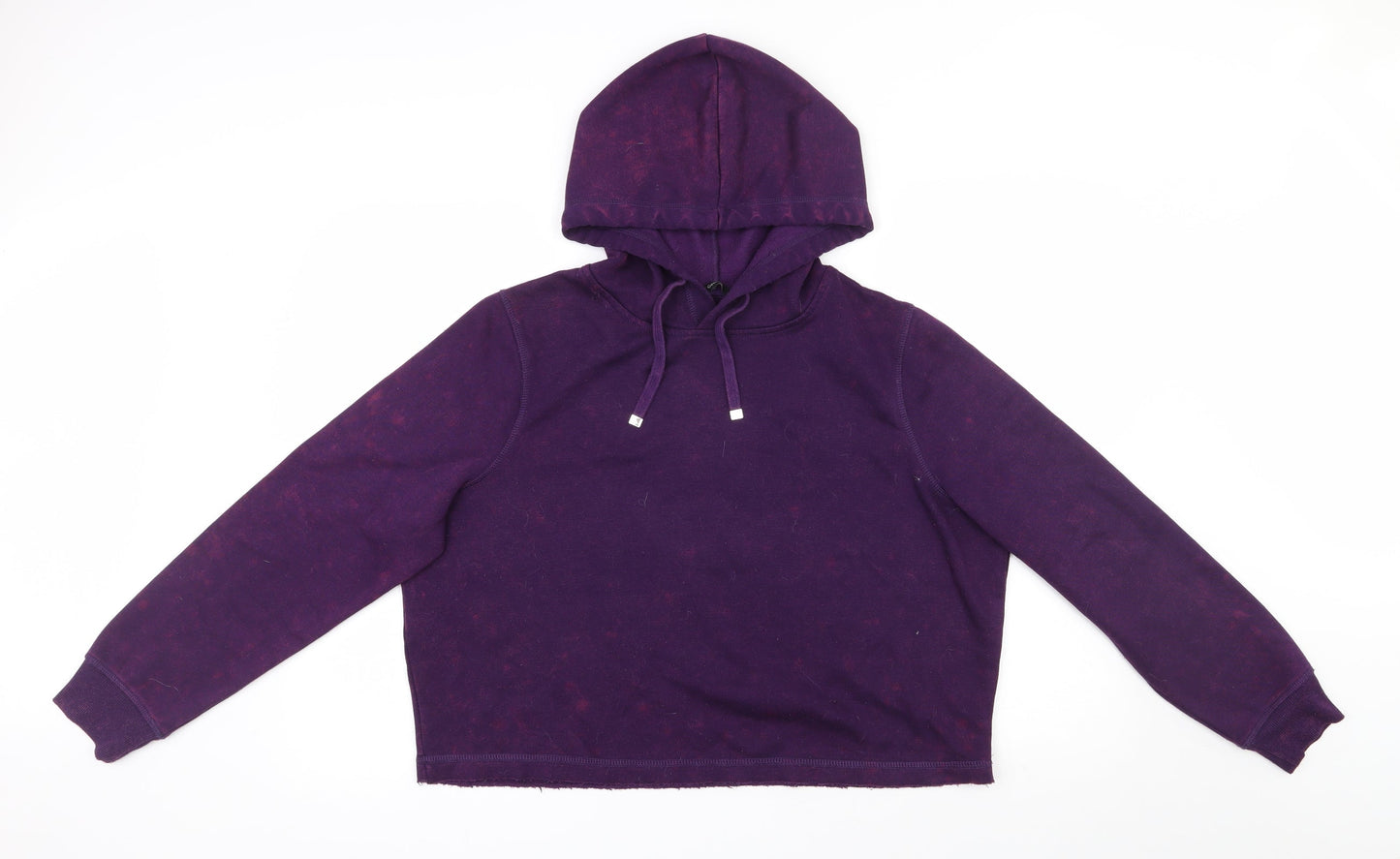 George Womens Purple  Polyester Pullover Sweatshirt Size 16  Pullover - Cropped