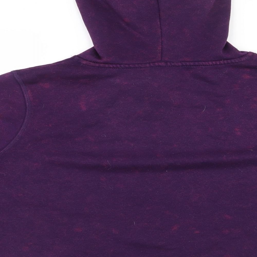 George Womens Purple  Polyester Pullover Sweatshirt Size 16  Pullover - Cropped