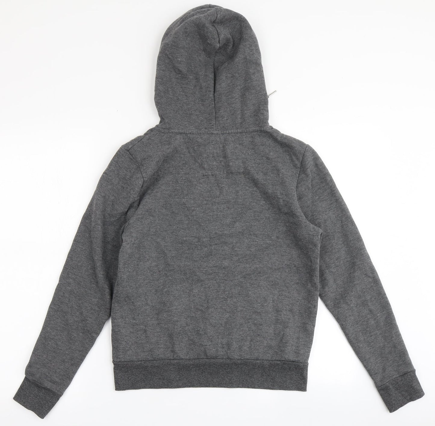 Primark Womens Grey  Polyester Pullover Hoodie Size 8   - Motorbikes
