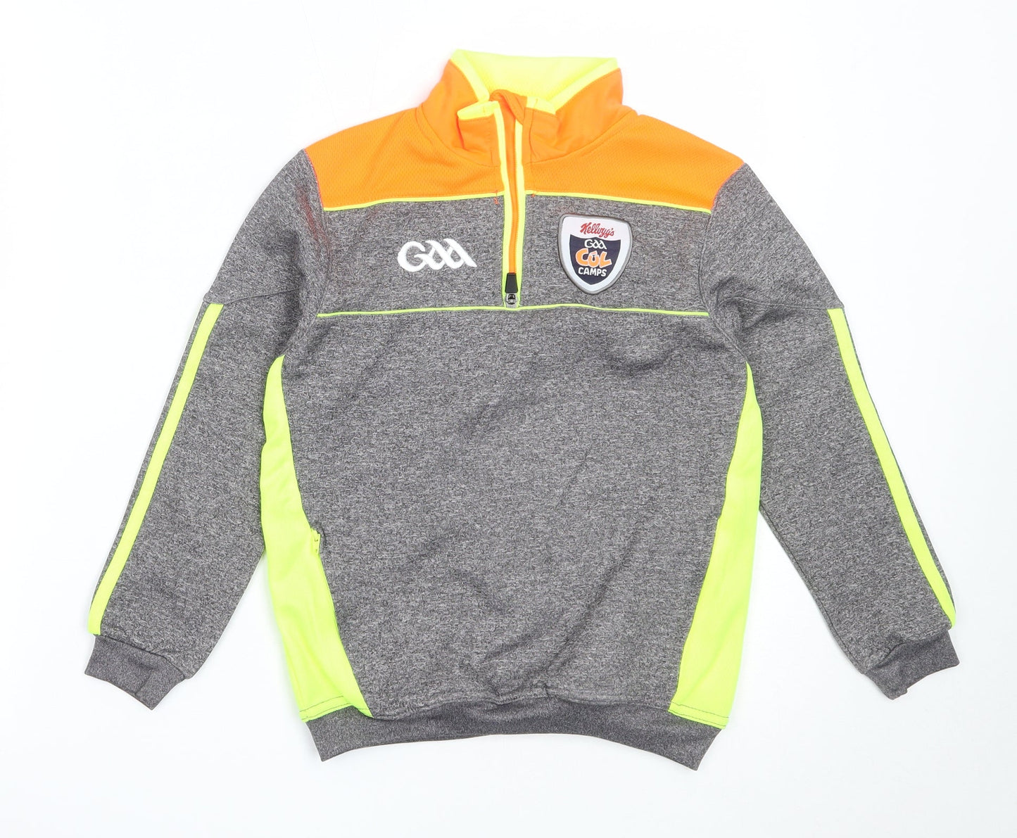 O'Neills Boys Grey  Polyester Henley Sweatshirt Size 2 Years
