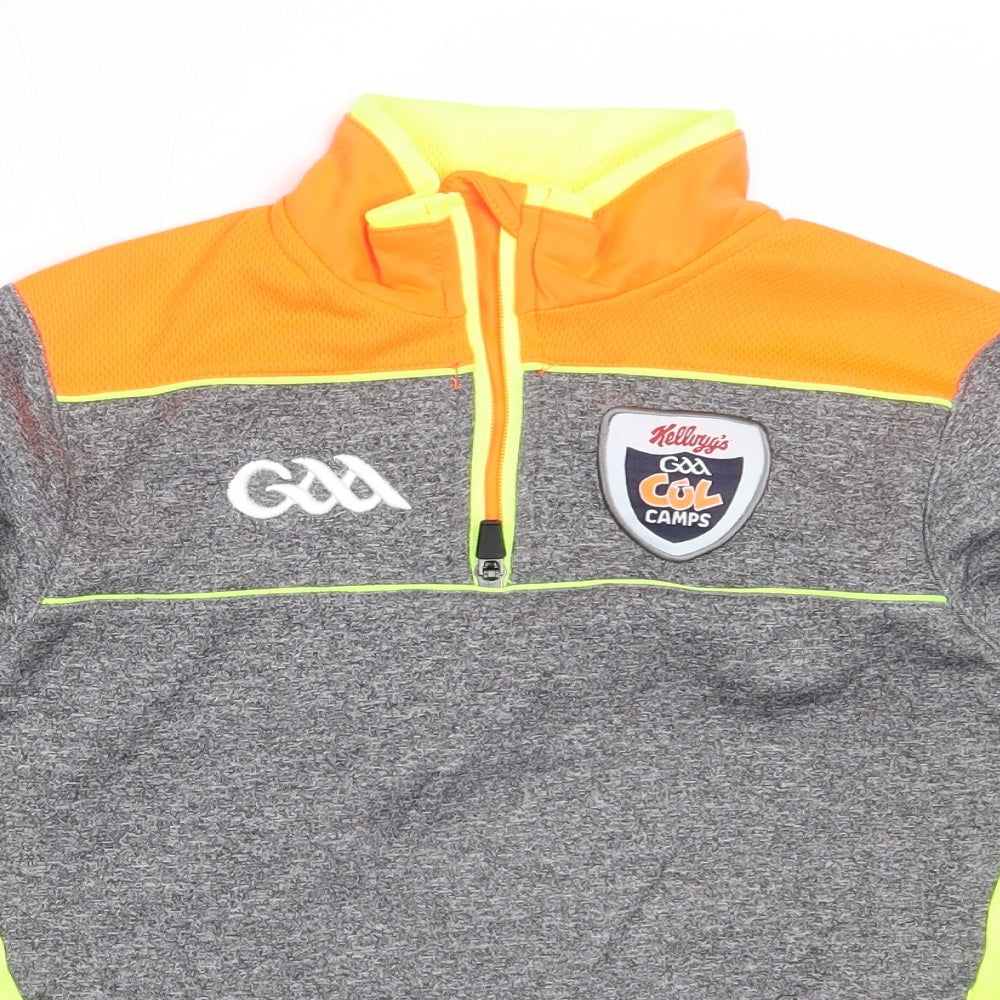 O'Neills Boys Grey  Polyester Henley Sweatshirt Size 2 Years