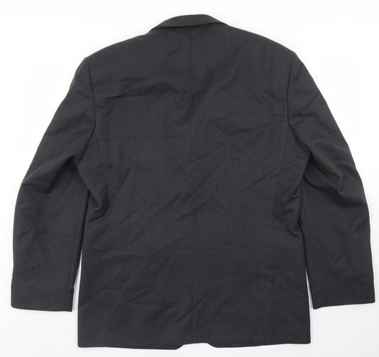 Burton Mens Grey  Polyester Jacket Blazer Size 42